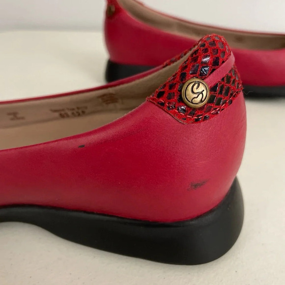 Sandbaggers Women’s Tassel Toe Scarlet Red Golf Shoes Size 8.5 Comfort Leather - Picture 9 of 11